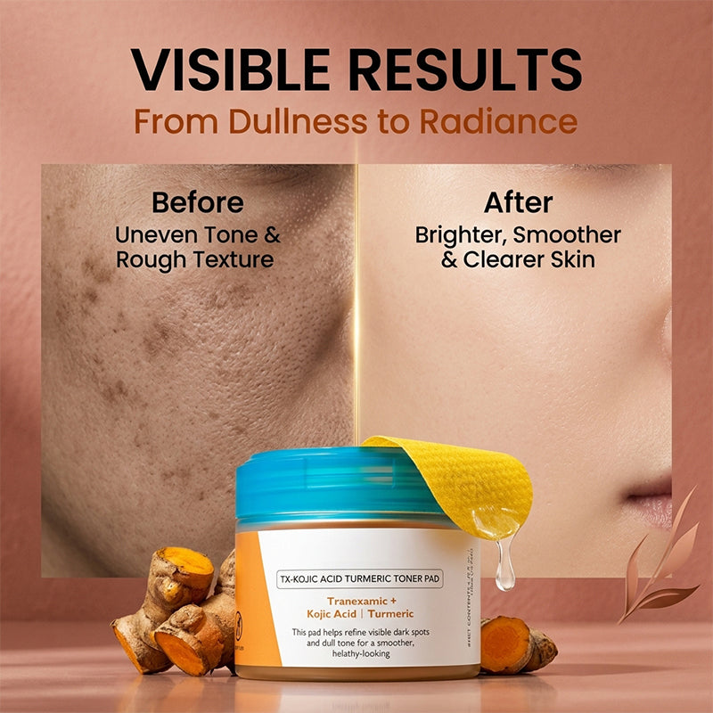 Kojic Acid Turmeric Toner Pads