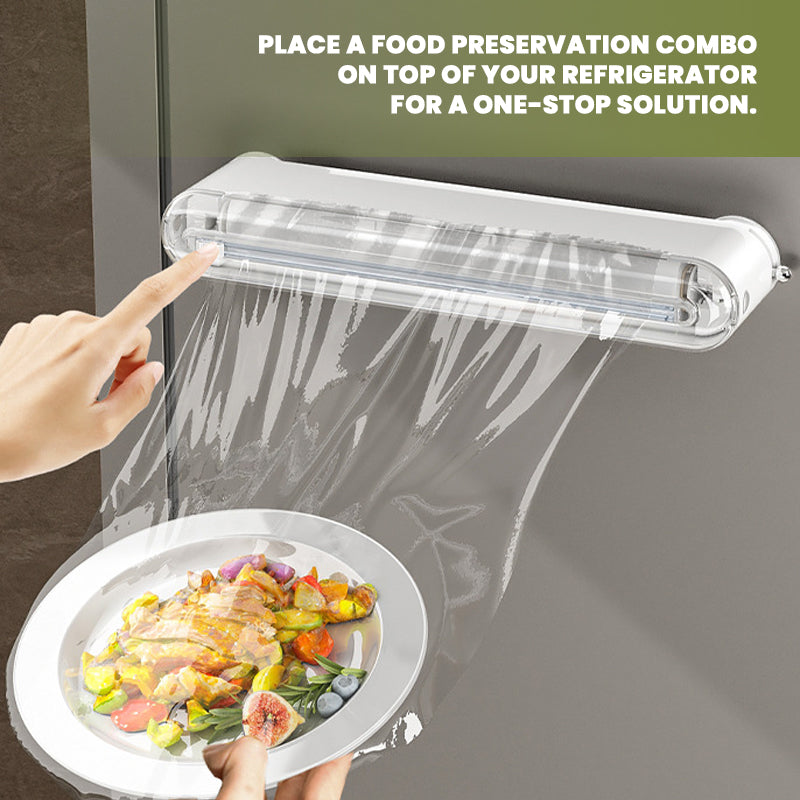 Multi-functional cling film cutter