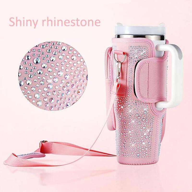 Glittering Diamond Drinkware Tumbler Bag