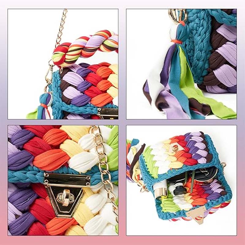 Ethnic Style Knitting Bag
