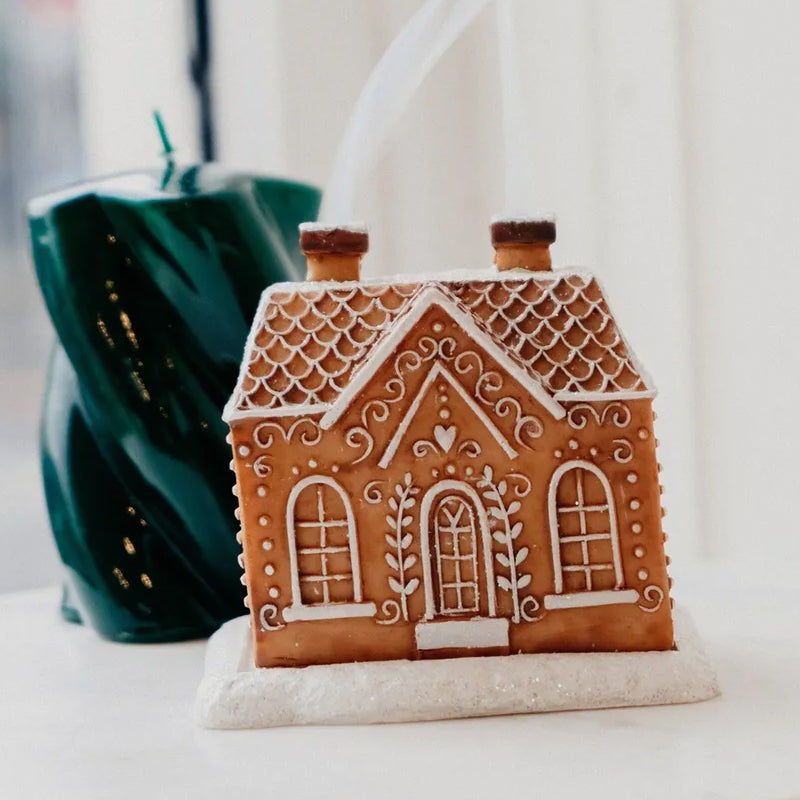 Gingerbread House Incense Cone Burner