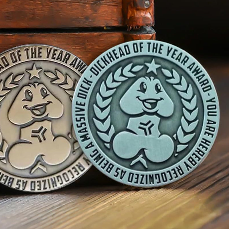 Hilarious Dickhead of the Year Challenge Coin