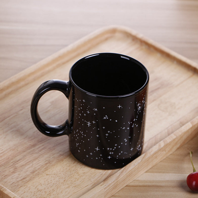 Heat-sensitive temperature-change Starry Mug