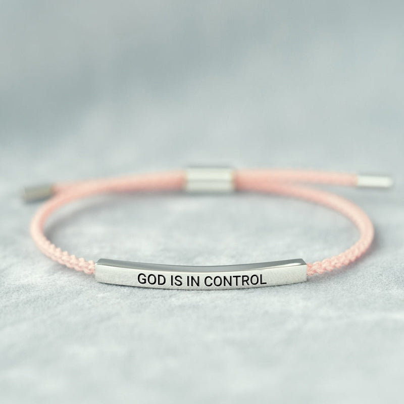 God Is In Control Tube Bracelet