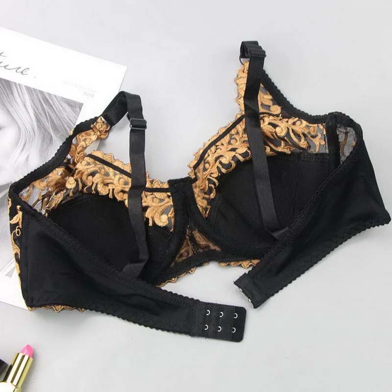 Embroidered Lace Bra