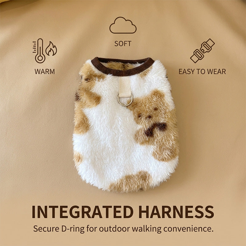 Pet Plush Pull-Tab Vest