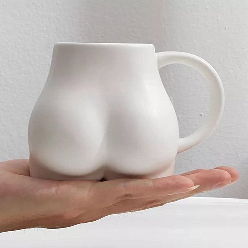 Creative Ceramic Butt Mug