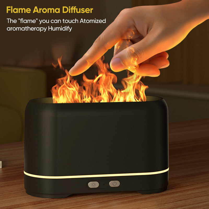 Seven-color Flame Aromatherapy Humidifier