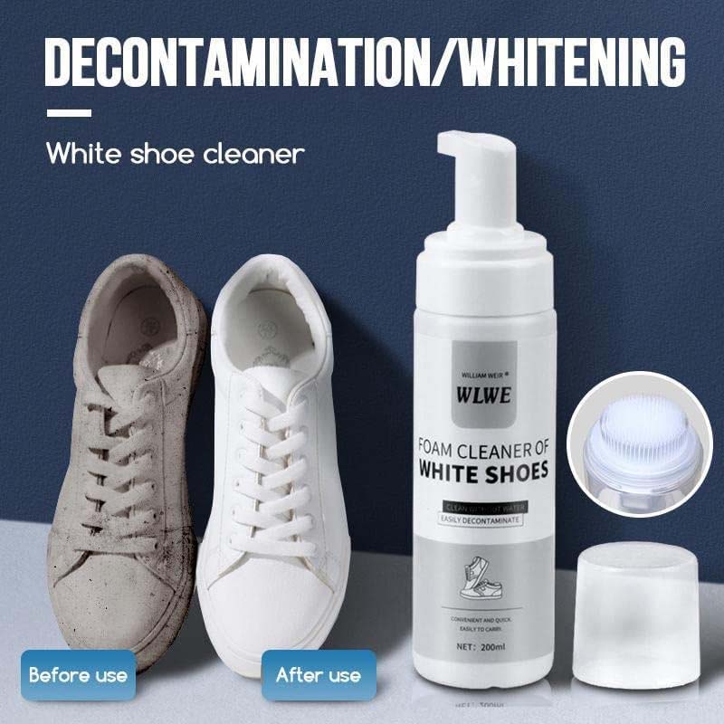 White shoes cleaning agent