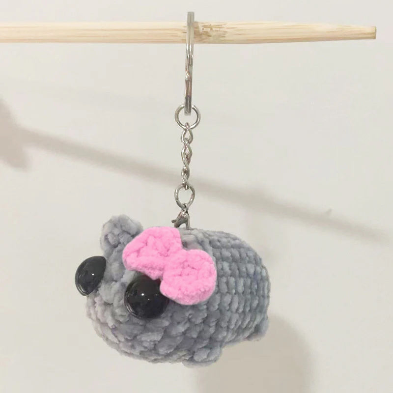 Sad Hamster Crochet Doll