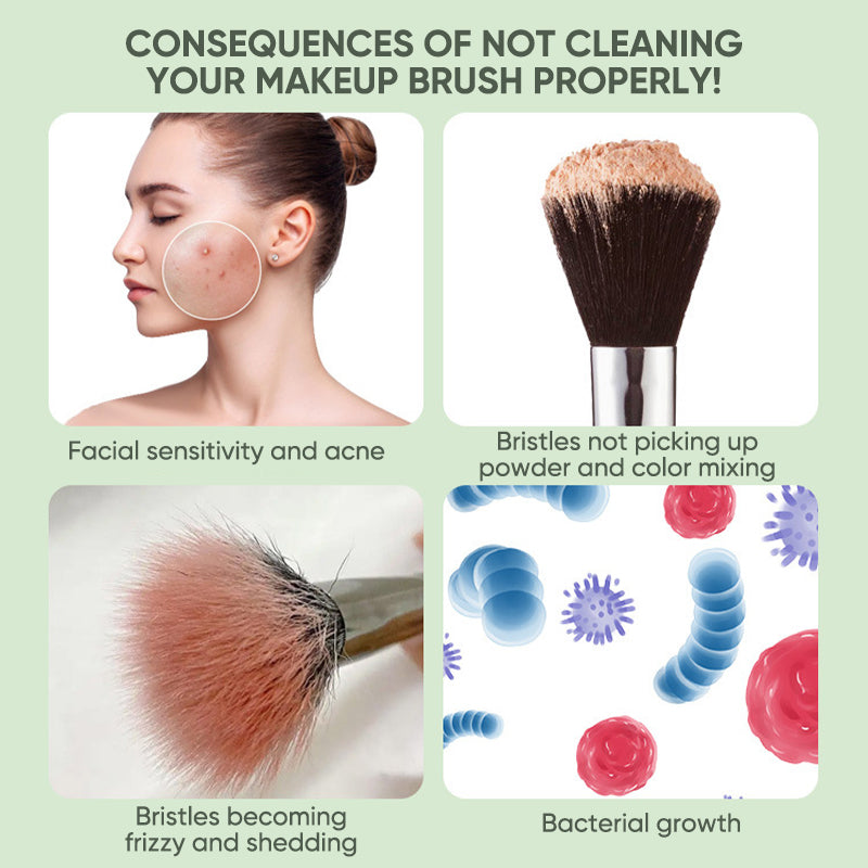 Fully automatic quick-drying makeup brush cleaning machine