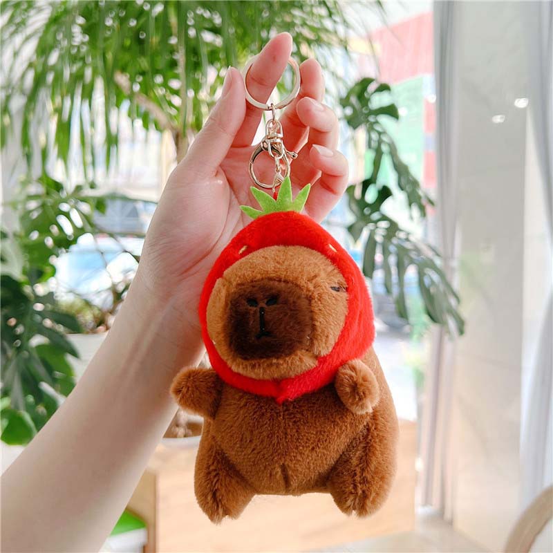 Capybara Keychain Key-ring Bag