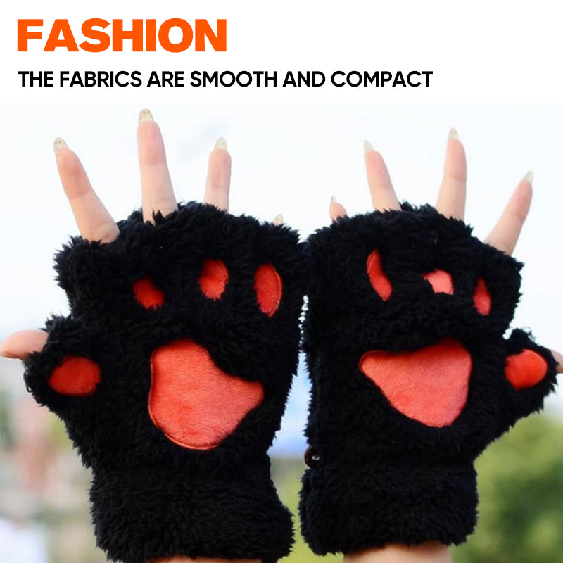 Half Finger Cat Claw Gloves