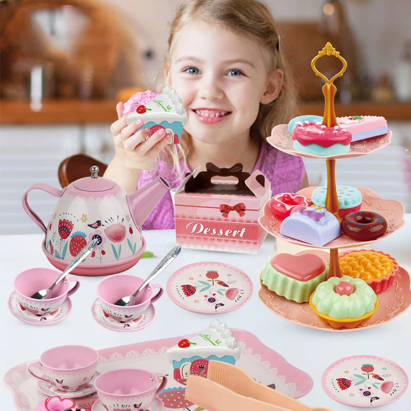 Tinplate Tea Set Toys