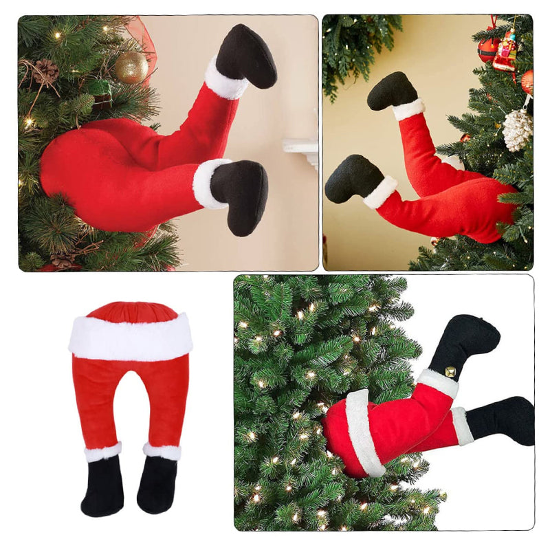 Christmas Santa Legs Decoration