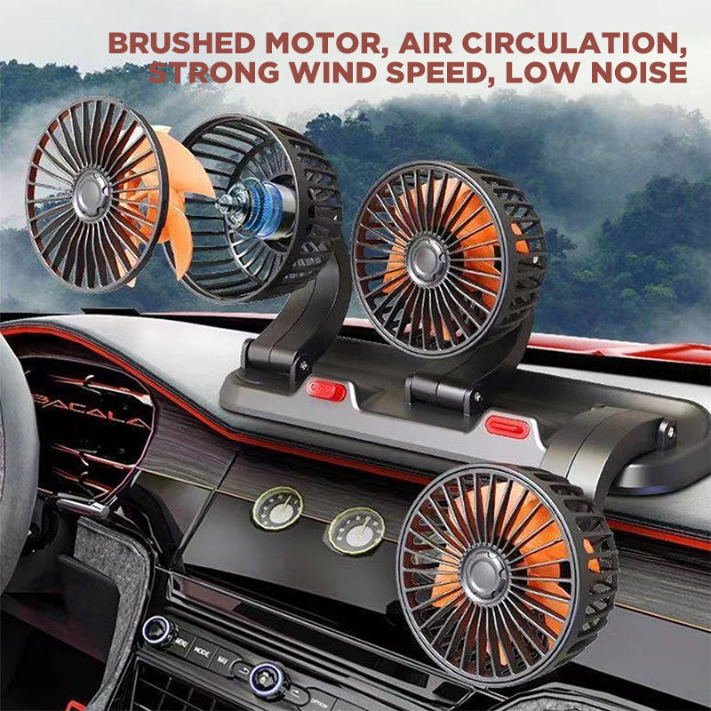 Portable Multi-Head Automotive Cooling Fan