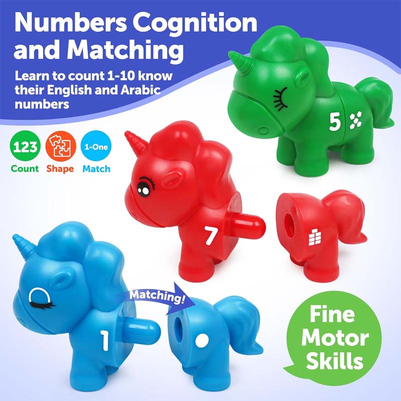 Dinosaur Number Matching Toy