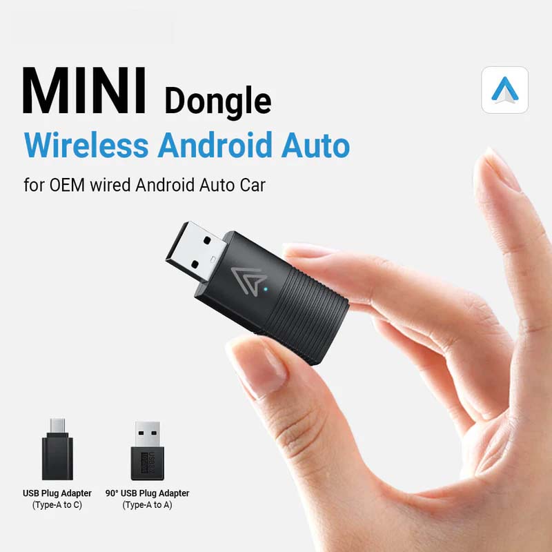 Mini Wireless CarPlay/Android Auto 2 in 1 Adapter