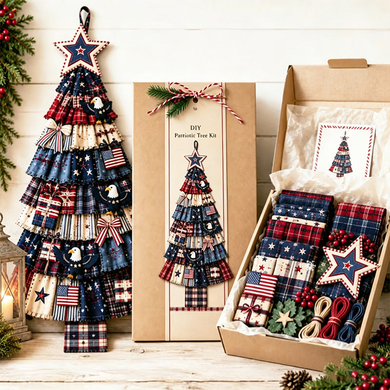 DIY Christmas Tree Door Hanging Kit