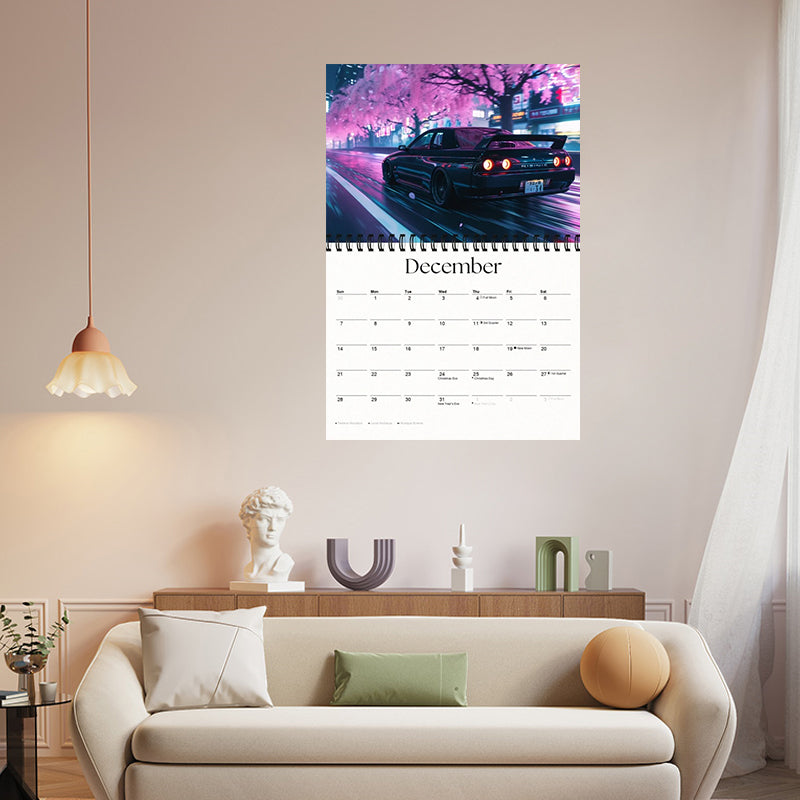 Car Calendar 2025