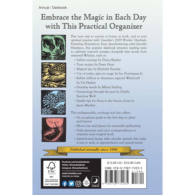 2025 Witches Calendar + Notebook