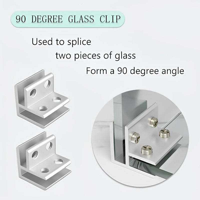 Aluminum Alloy Glass Fixing Clip