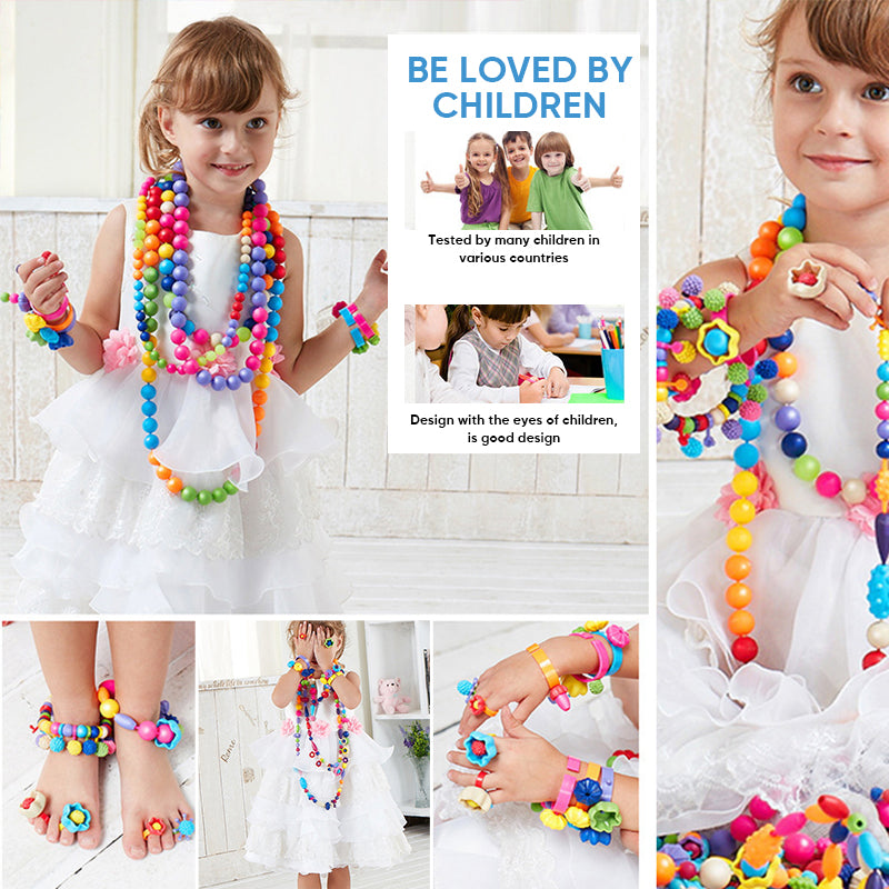 Kids DIY Jewelry Making Beads Kit