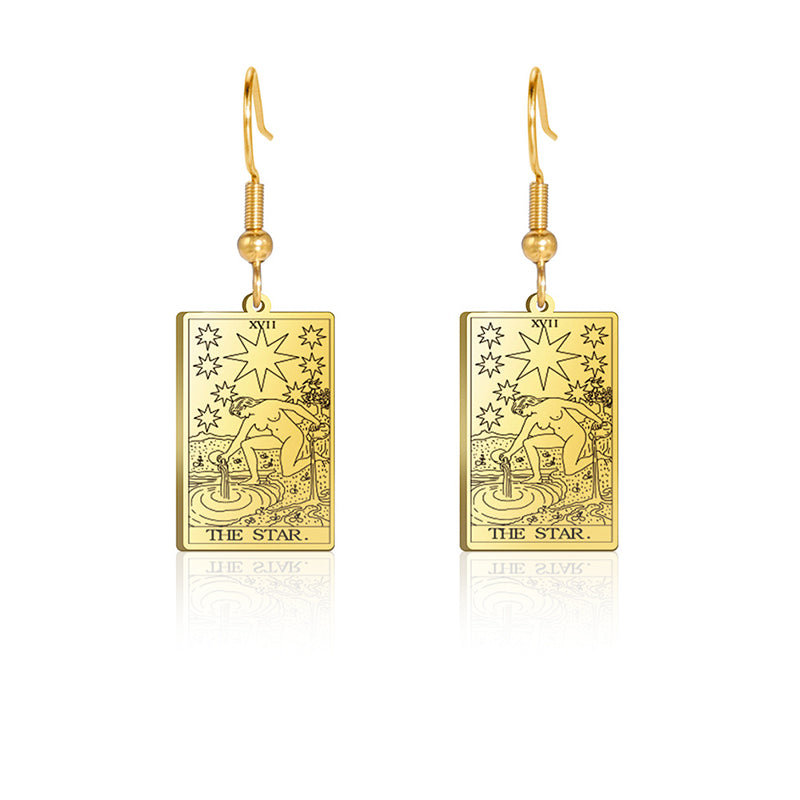 Tarot Card Earrings