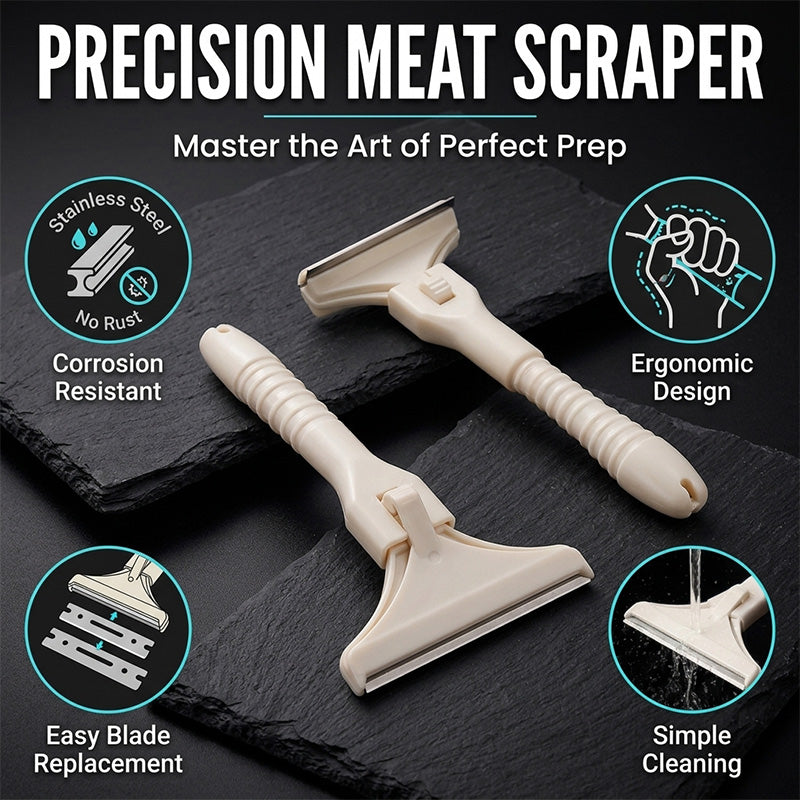 Stainless Steel Meat Scraper