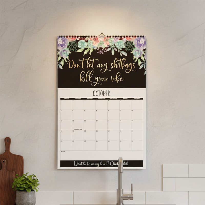 Here We F*cking Go Again: 2026 Swear Calendar for Tired-Ass Women