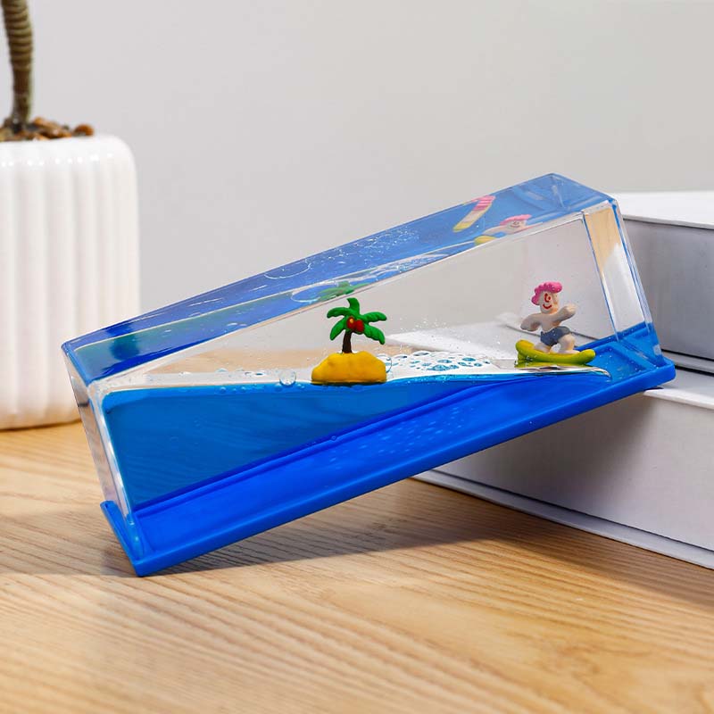 Liquid Hourglass Desktop Decoration