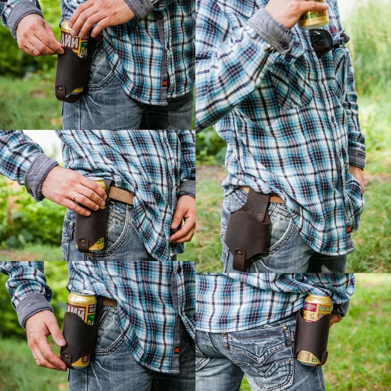 Belt drink holder