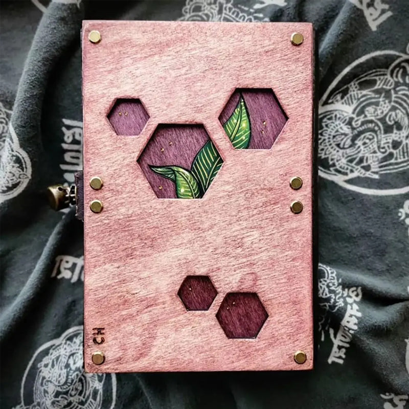 Mushroom Sunflower Skull Journal