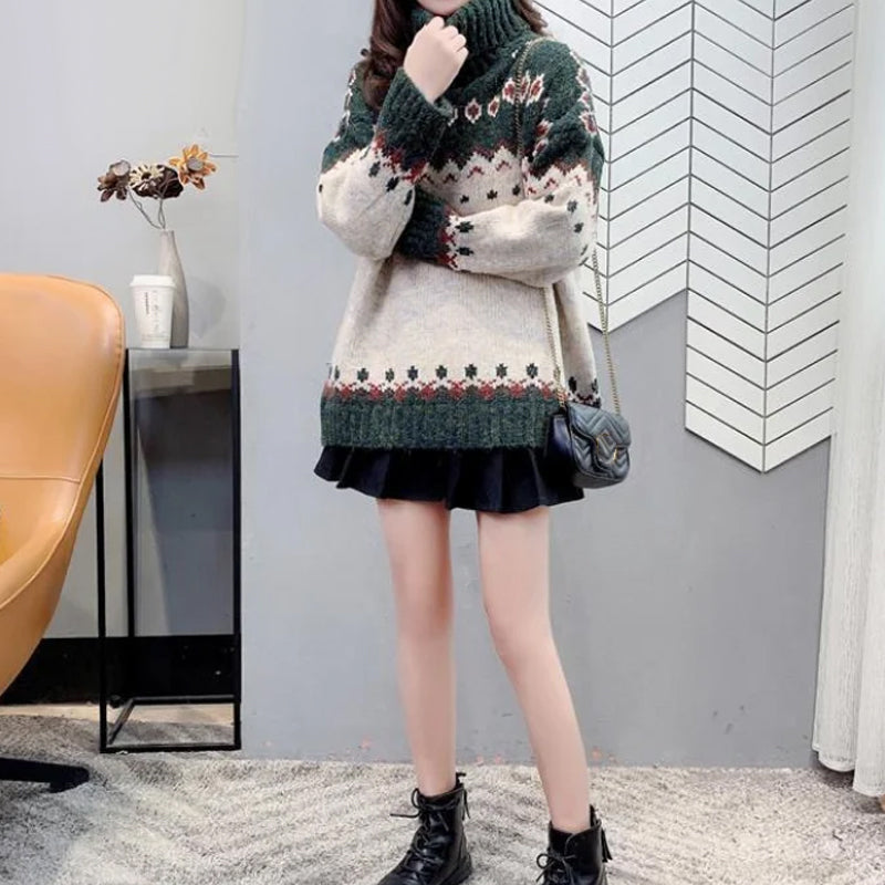 Christmas Jacquard Pullover Sweater