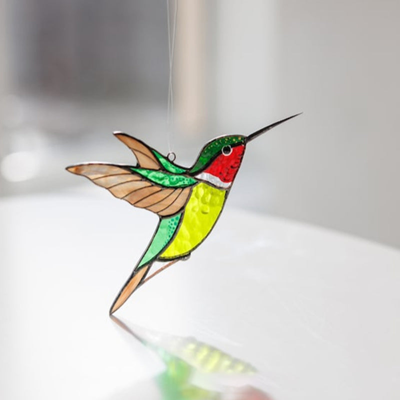 Hummingbird Suncatcher Window