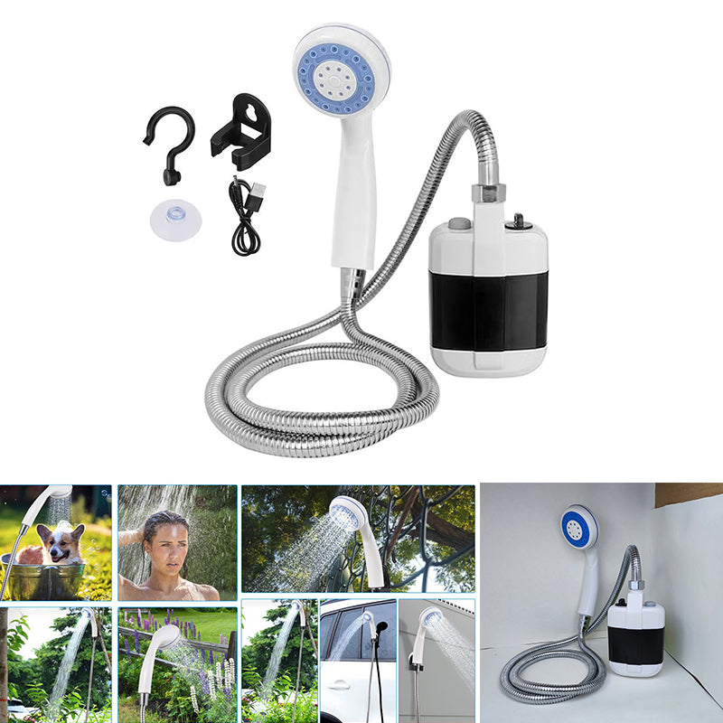 USB Portable Outdoor Camping Shower Set