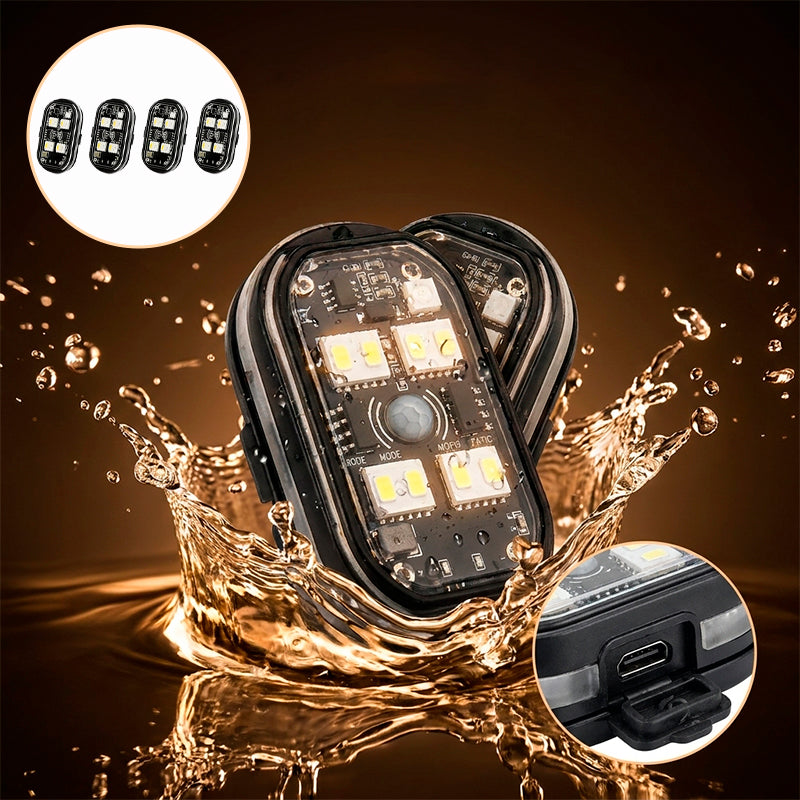 Wireless remote control aircraft lights motorcycle lights
