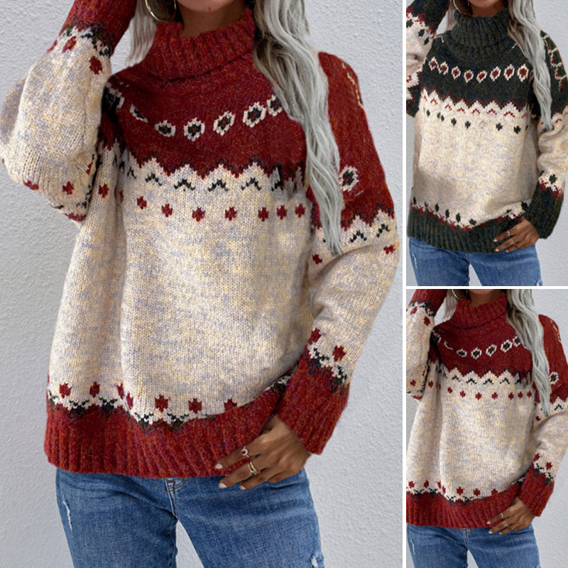 Christmas Jacquard Pullover Sweater
