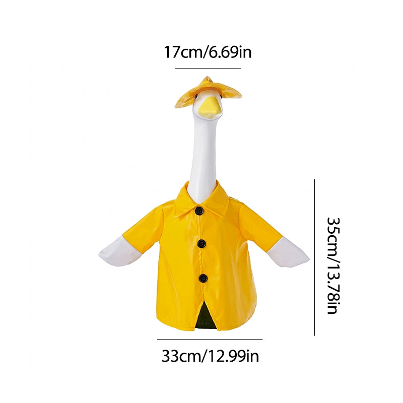 Patriotic Waterproof Porch Goose Raincoat Costume