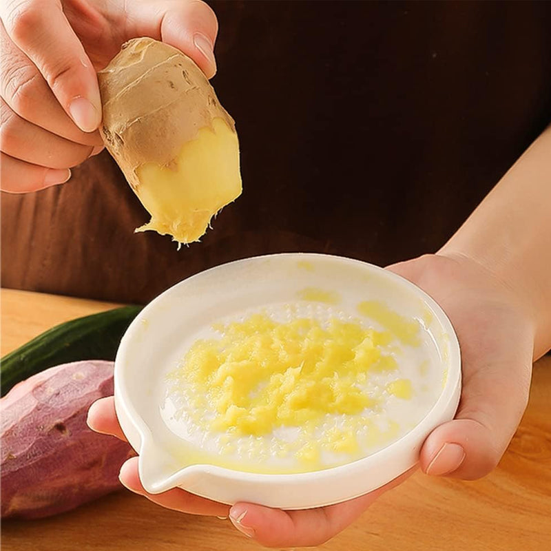 Ceramics Grater Plate with brush