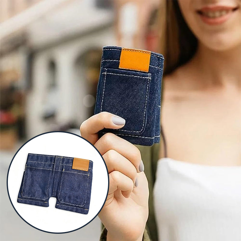 Pocket Pants Mini Jeans Wallet