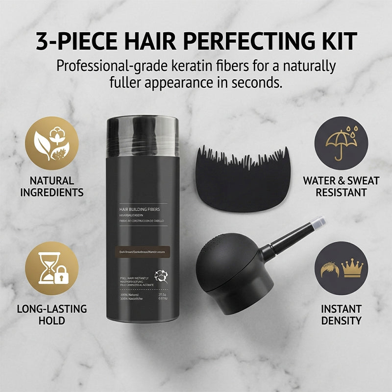 Hair Building Fiber 3-Piece Set