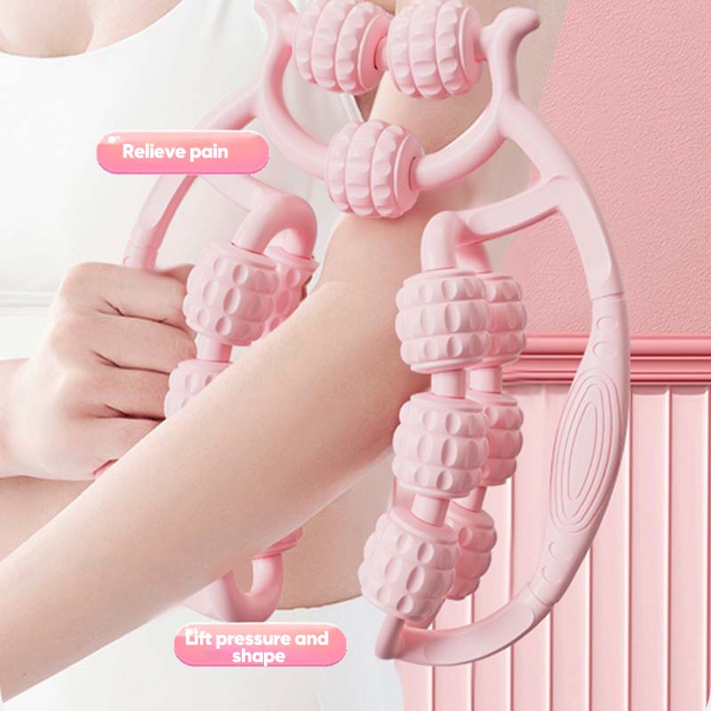 Double Row Roller Leg Clamp Massager