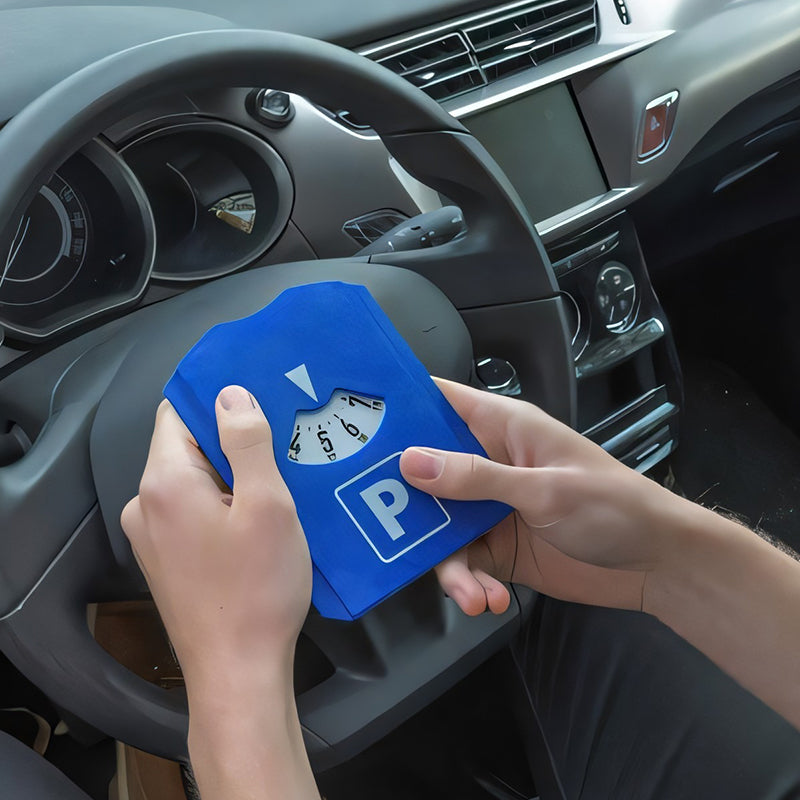 Parking Timer With Ice Scraper