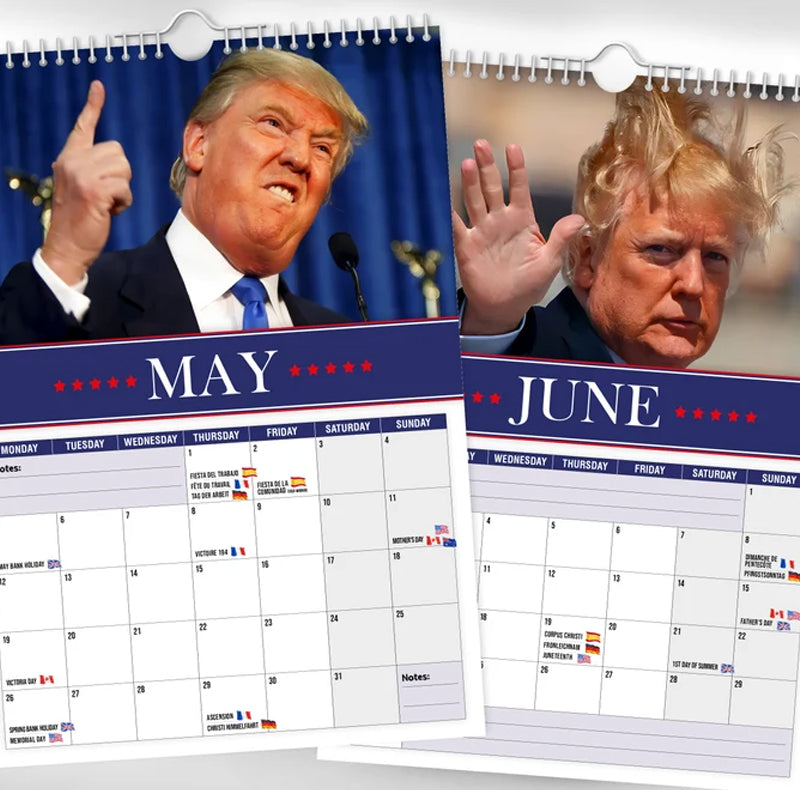 2025 Trump Wall Calendar