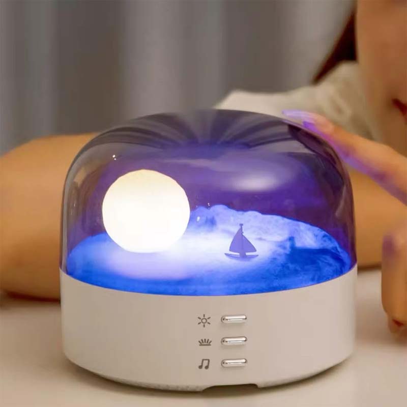 Crescent Bluetooth Speaker Atmosphere Night Light