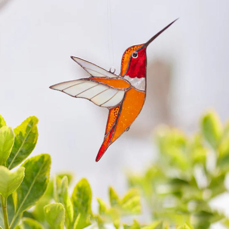 Hummingbird Suncatcher Window