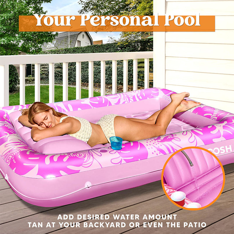 Extra Large Inflatable Tanning Pool Success