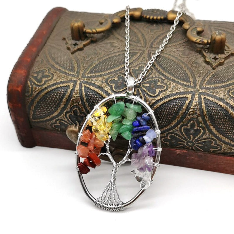 Colorful Tree Of Life Necklace