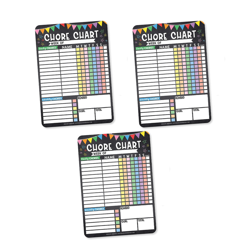 Children's Chore Chart Fridge Magnets